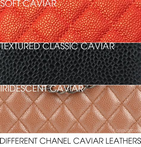 chanel caviar finish